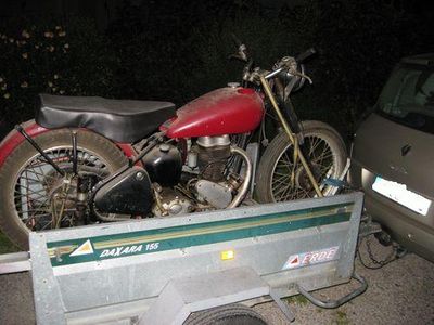 250 BSA C11 avant restauration